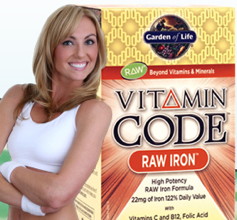 Vitamin Code Raw Iron Raw Food Created Nutrients Garden Of Life